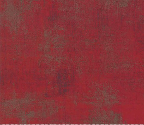 Tonal Blender - Moda Grunge Tonal Texture - 082 Maraschino Cherry - By the Half Yard