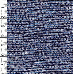 1011 - Yukata Fabric - Tiny Shibori Konoko (No Texture) - Traditional 14" wide - Indigo - Last 2 7/8 Yards