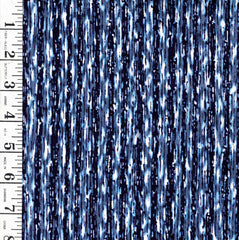 1038 - Yukata Fabric - Abstract Texture Look - Traditional 14" wide - Indigo - By the Half Yard