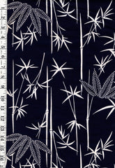 1039 - Yukata Fabric - Bamboo - Traditional 14" wide - Indigo - By the Half Yard