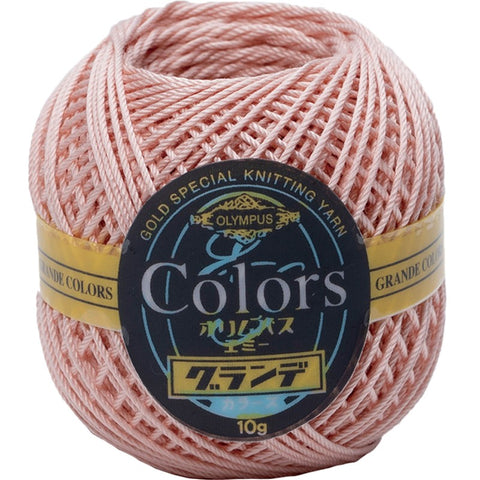 COLORS Lace Weight Thread for Crochet, Knitting & Sashiko - 161 Shell Pink