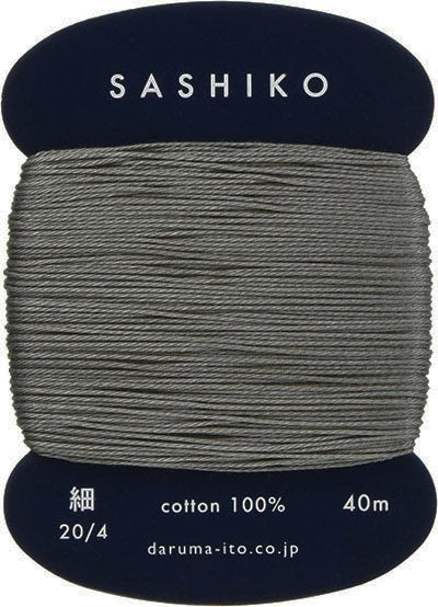 Sashiko Thread - Daruma - Thin Weight - 40m - # 229 Dark Gray