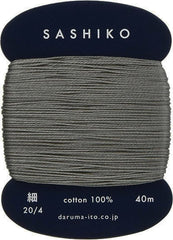 Sashiko Thread - Daruma - Thin Weight - 40m - # 229 Dark Gray