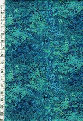 Fabric Art - Northcott Enigma - Shimmer Water Bubbles - 28185M-46 - Blue Multi - By the Half Yard - Last 2 1/8 Yards