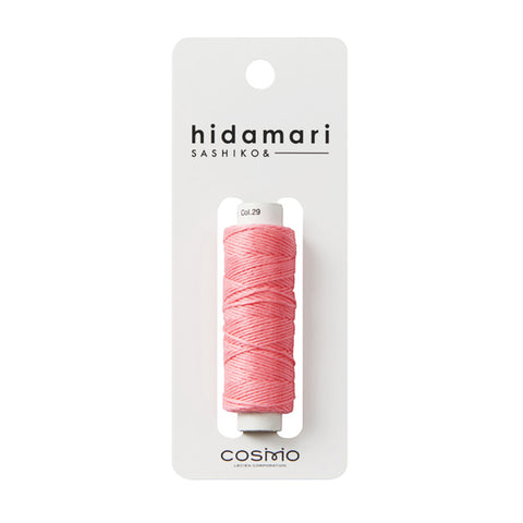 NEW - Sashiko Thread - Hidamari - 029 - PINK CORAL