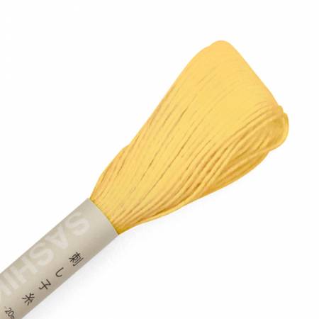 Sashiko Thread - Olympus 20m - Solid Color - # 33 Mellow Yellow