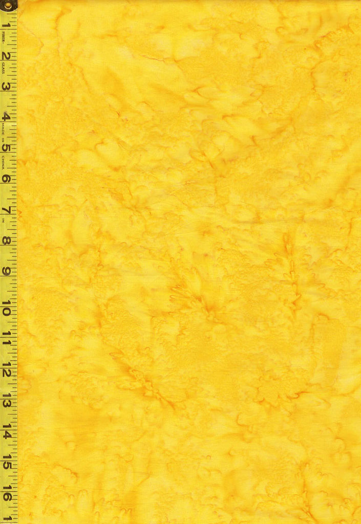 Batik - Batik Textiles - Bali Batik - # 4365 Sunshine (Bright Yellow) - ON SALE - 30% OFF - BY THE YARD