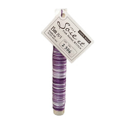 Soie et Silk Embroidery Floss - Variegated # 506 - Lavender & Purple