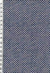 0966 - Yukata Fabric - Tiny Wavey Bars - Indigo & Gray
