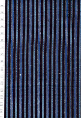 0988 - Vintage Woven Stripe - Japanese cotton fabric - Navy & Dark Indigo