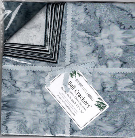 *Batik - Bali Crackers - Hoffman Hand Painted Batiks - 40 Pre-cut 10