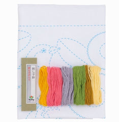 Sashiko World - Italy - Sampler Kit with Needle & Thread - Daisies Blooming in Rome