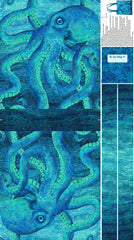 Fabric Art - Northcott Enigma - Octopus Canvas Light Weight) TOTE BAG PANEL