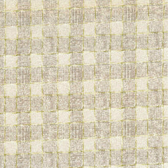 *Japanese - Yoko Saito Centenary Collection - Woven-look Squares - CE-10472S-B - Soft Taupey Brown - Last 2 7/8 Yards