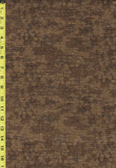 Japanese - Yoko Saito Centenary Collection - Brick Wall - Dark Brown - 10526S-D - $5.00 By the Half Yard