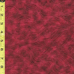 *Blender - In the Beginning - Color Movement Waves - 1MV-08 - Garnet - By the Half Yard