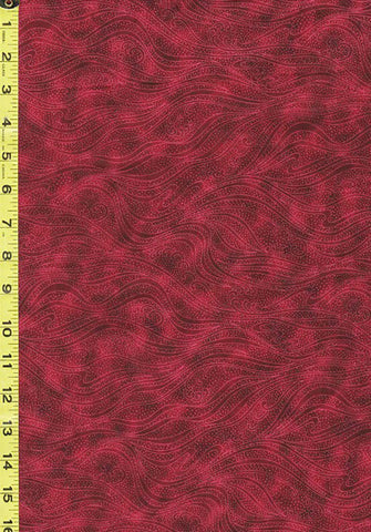 *Blender - In the Beginning - Color Movement Waves - 1MV-08 - Garnet - By the Half Yard