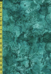 *Tropical - Northcott Sea Breeze - Coral Fans - DP-27100-66 - Teal