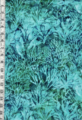*Fabric Art - Northcott Deep Blue - Sea Coral - DP28125-68 - Teal - By the Half Yard