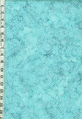*Fabric Art - Northcott Deep Blue - Stylized Coral Flowers - DP28127-42 - Blue - By the Half Yard