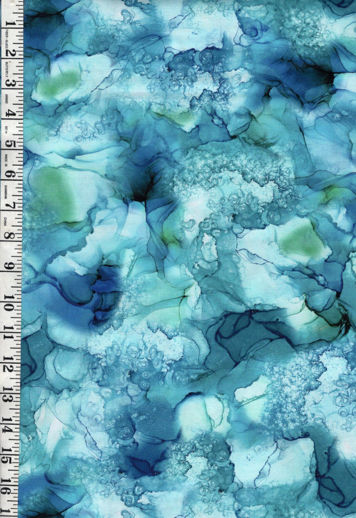 *Fabric Art - Northcott Deep Blue - Sea Texture - DP28129-44 - Blue - By the Half Yard