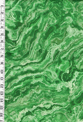 Fabric Art - Northcott Tranquil Waters - Abstract Water Swirls - DP27210-76 - Green - By the Half Yard