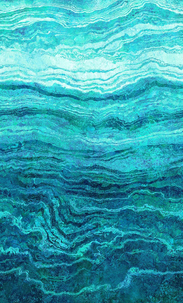 *Fabric Art - Northcott Stonehenge Gradation Ombre - DP27235-66 - PEACOCK - By the Half Yard - Last 2 2/3 Yards