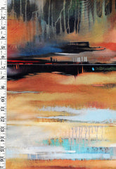 *Fabric Art - Northcott Tranquil Tides - Sunset Reflections - DP27611-55 - Multi-Colors - By the Half Yard