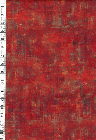 Fabric Art - Northcott Tranquil Tides - Background Blender - DP27618-24 - Brick, Dark Gray, Gold Metallic - By the Half Yard