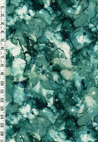 Fabric Art - Northcott WHISPER - Tonal Texture - DP28706-68 - Teal Multi - By the Half Yard
