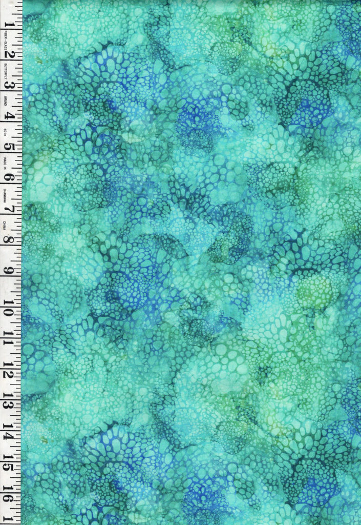 *Fabric Art - Northcott CORAL REEF - Ocean Bubbles - DP28880-66 - Turquoise - By the Half Yard