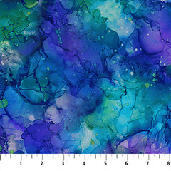 *Fabric Art - Northcott CORAL REEF - Colorful Tonal Abstract - DP28883-86 - Multi - By the Half Yard