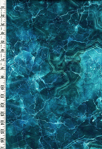 *Fabric Art - Northcott SMOOTH SAILING - MARBLE TEXTURE - DP28911-46 - Dark Teal - Navy Blue - By the Half Yard
