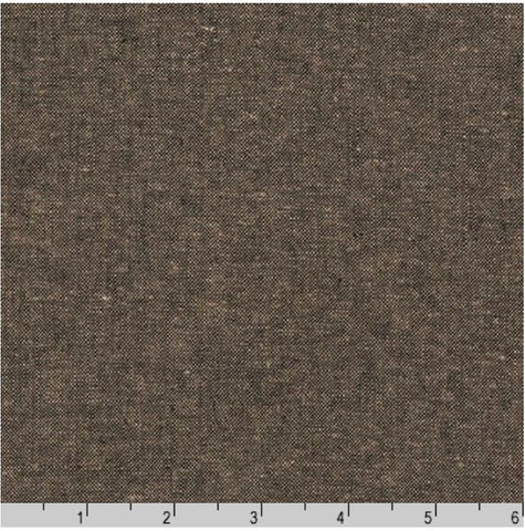 Solid - Essex Cotton-Linen Yarn-Dyed - Espresso # 1136- Last 2 1/3 Yards