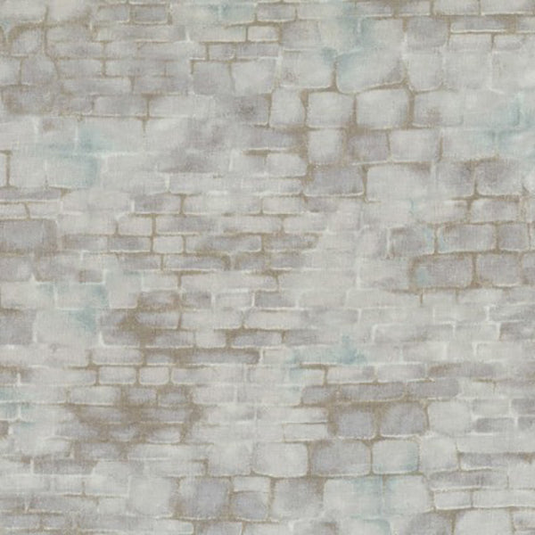 Japanese - Yoko Saito Centenary Collection - Brick Wall - Gray - 10526S-B - ON SALE - $5.00 By the Half Yard