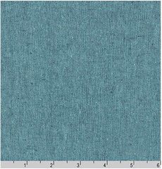 Solid - Essex Cotton-Linen Yarn-Dyed - Malibu Blue # 494