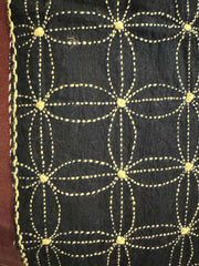 *Japanese Tablecloth - Futon Cover - Vintage with Sashiko Stitching - Indigo - X Large Size - 60"