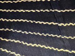 *Japanese Tablecloth - Futon Cover - Vintage with Sashiko Stitching - Indigo - X Large Size - 60"