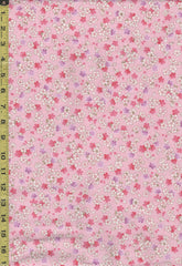 *Japanese - Hokkoh Tiny Colorful Cherry Blossoms - Dobby Weave - 1023-1120-1B - Pink - Last 2 3/4 Yards