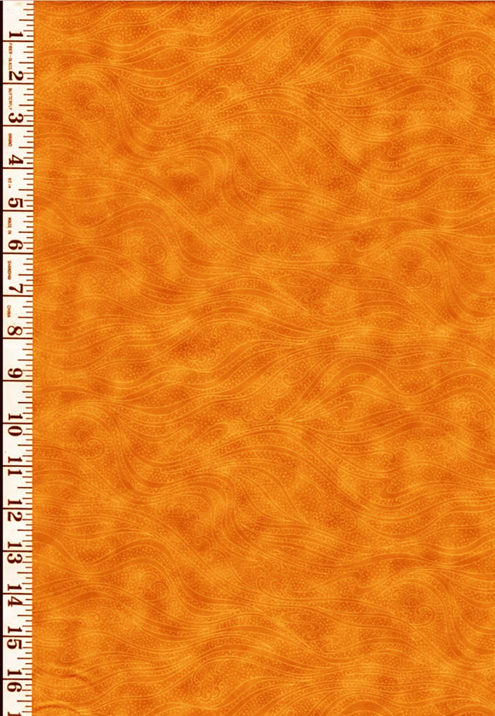 *Blender - In the Beginning - Kona Bay Color Movement Waves - 1MV-9- Marigold - By the Half Yard