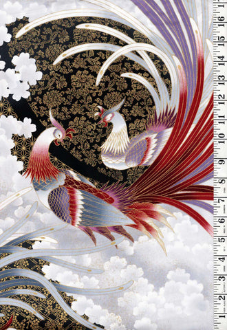 *Asian - Kona Bay - Elegant Colorful Birds in the Clouds (2006) EMPE-04 - By the Yard