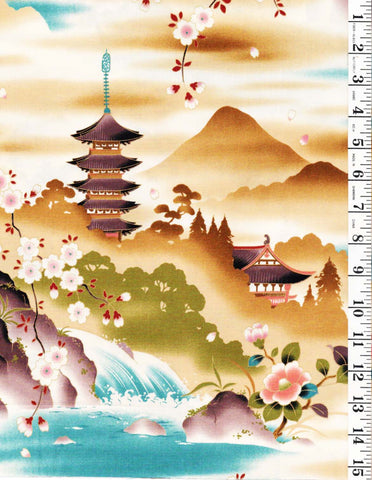 Asian - Kona Bay - Castles & Cherry Blossoms - 15