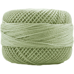Presencia Perle Cotton - Size 8 - 8310 LIGHT DRAB GREEN BROWN