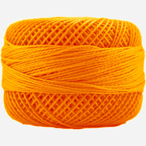 Presencia Perle Cotton - Size 8 - 1232 Deep Sunflower