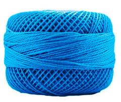Presencia Perle Cotton - Size 8 - 3822 Peacock Blue