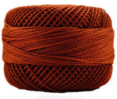 Presencia Perle Cotton - Size 8 - 7656 DARK MAHOGANY
