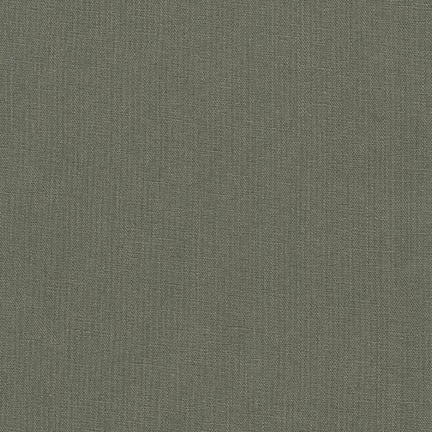 Sashiko Fabric - Cotton-Linen - PEPPER - By the Half Yard