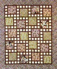Quilt Pattern - Mountainpeek Creations - Arcadia (Shown in Nara Homespun) - LAST ONE