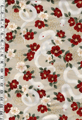 *Quilt Gate - Year of the Snake - HR3500-11A - Beige - ON SALE - Save 20% - By the Yard