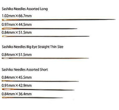 Notions - Tulip Needles - Sashiko Short Assortment - 3 Sizes